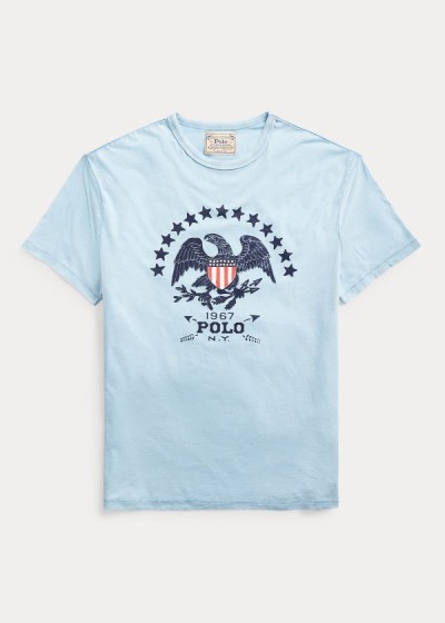 Polo Ralph Lauren Classic Fit Graphic T Shirt Herre Danmark (ZFYTB8251)